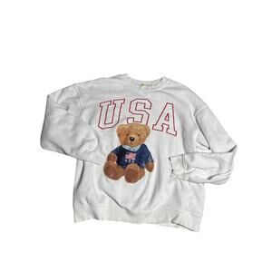Vintage USA Teddy Bear Crewneck Sweatshirt